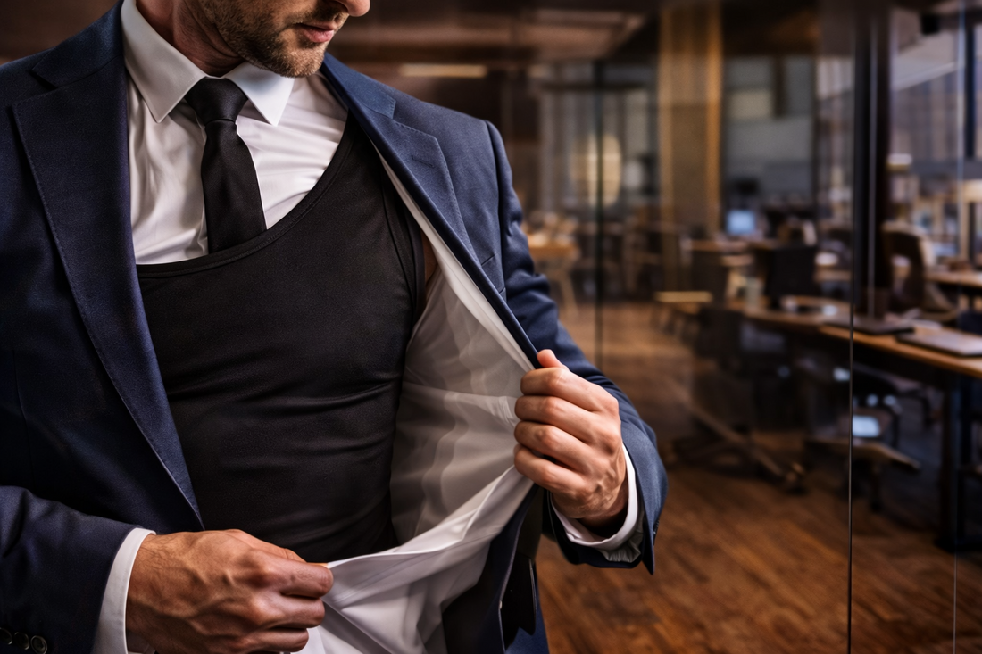 Gaine homme invisible sous costume : le guide complet